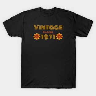 Vintage Birth Year 1971 T-Shirt